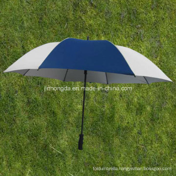 Durable Frame 25"X8k Silver Coated Fabric Straight Sun Umbrella (YSS0093)